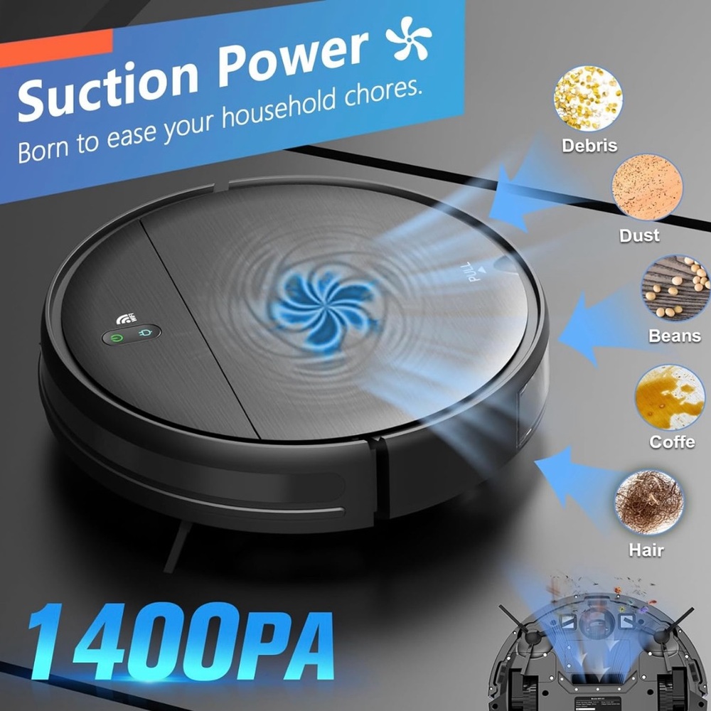 Brand New in a box. Robot Vacuum & Mop Combo. Wifi/App/Voice activation feature